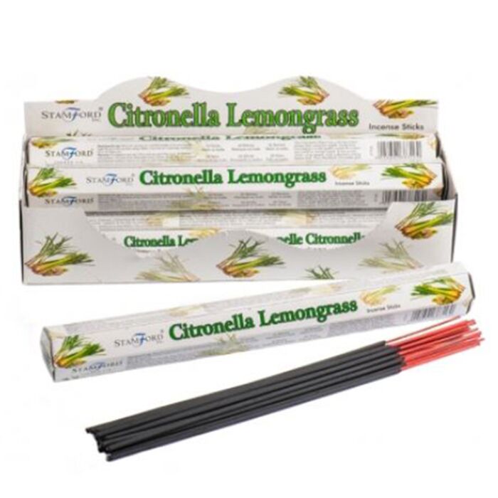 Stamford Premium Hex Incense Sticks Citronella & Lemongrass