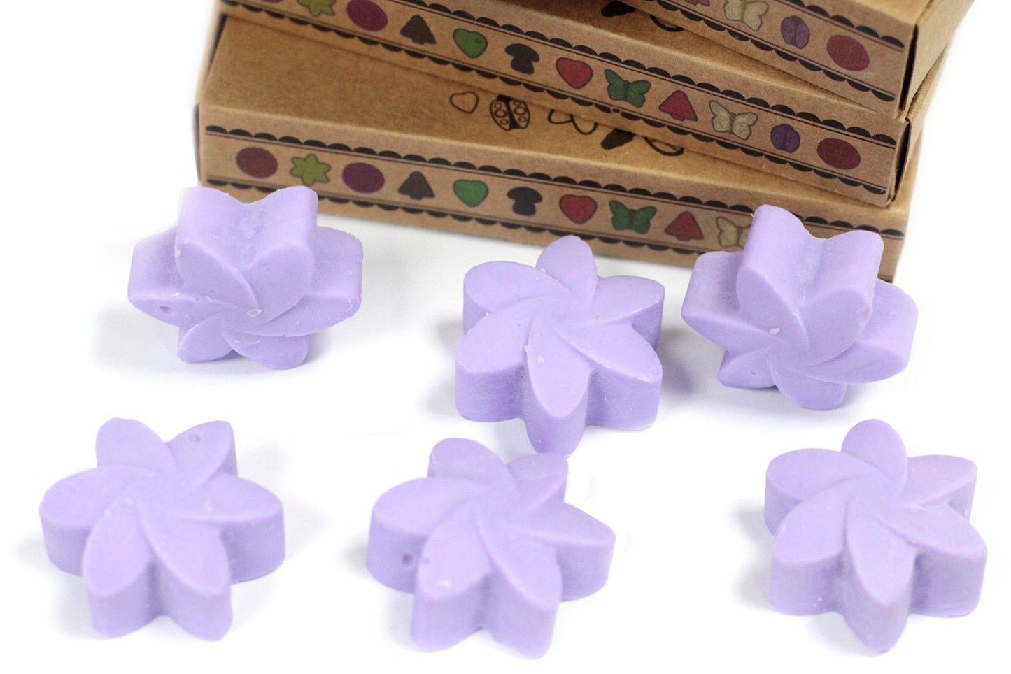 Box of 6 Wax Melts - Lavender Fields