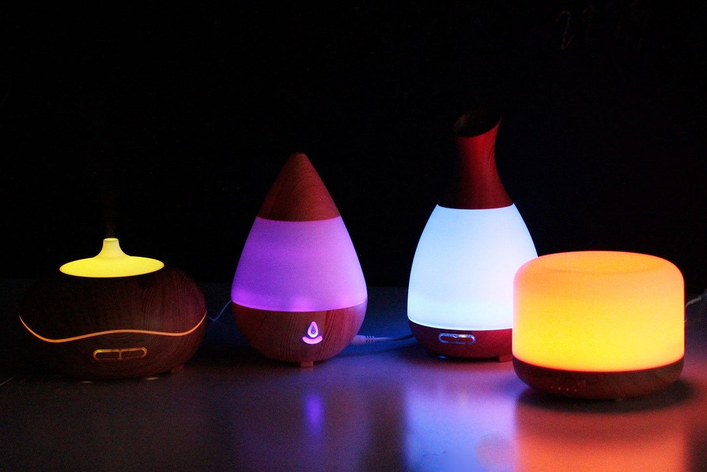 Teardrop Aroma Atomiser - USB - LED Colours