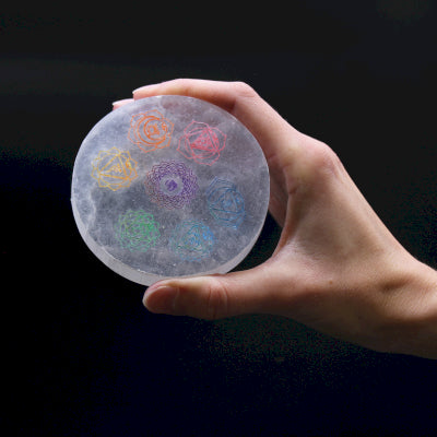 Small Charging Plate - Chakra Design