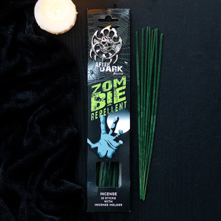 Zombie Repellent Incense Sticks with Holderc