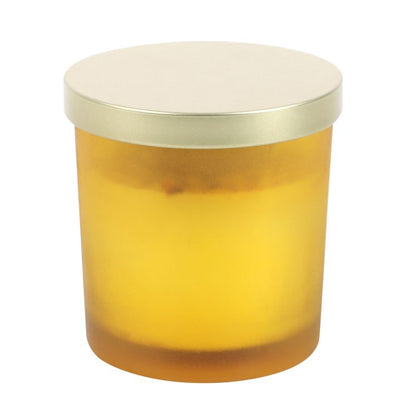 Solar Plexus Chakra Lemon Crystal Chip Candle
