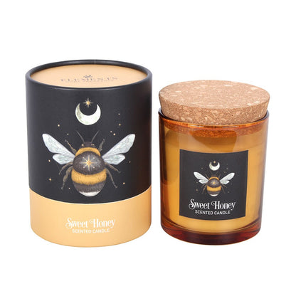 Forest Bee Sweet Honey Fragranced Glass Candle