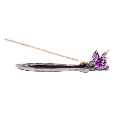 Dark Legends Mini Amethyst Dragon Incense Stick Burner