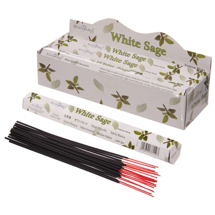 Stamford Premium Hex Incense Sticks White Sage