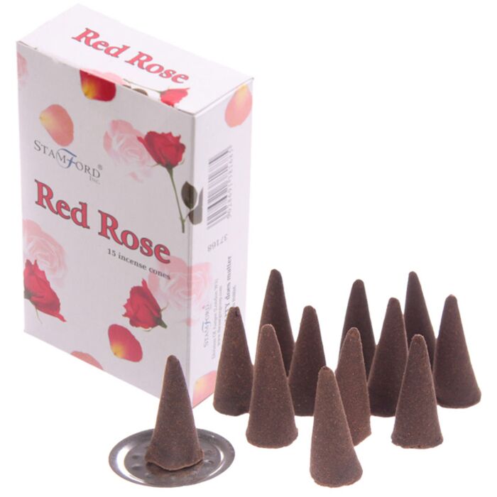 Stamford Incense Cones Red Rose