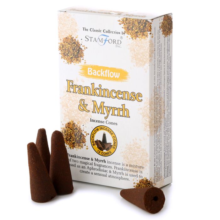 Stamford Backflow Incense Cones Frankincense & Myrrh
