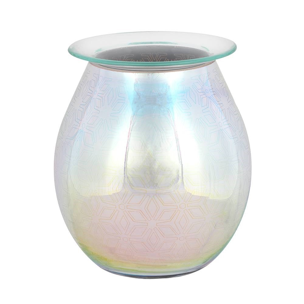 3D Geometric Flower Light Up Electric Oil Burner (UK 3-Pin Plug)