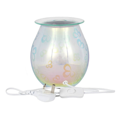 3D Flower Petal Light Up Electric Oil Burner (UK 3-Pin Plug)