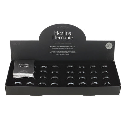 Healing Hematite Rings