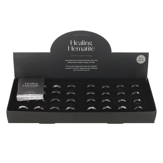 Healing Hematite Rings