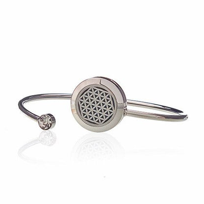 Aromatherapy Jewellery Crystal Bracelet - Flower of Life - 20mm