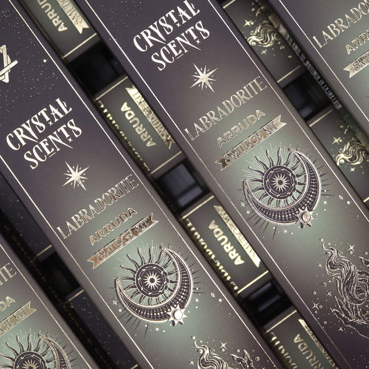Labradorite Crystal Scents Smudge Incense - Arruda