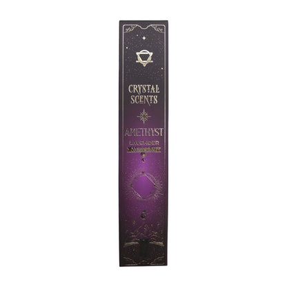 Amethyst Crystal Scents Smudge Incense - Lavender