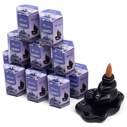Pack of 10 Masala Backflow Incense - Everest