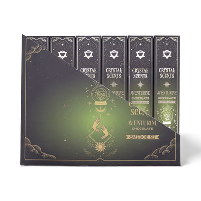 Aventurine Crystal Scents Smudge Incense - Chocolate
