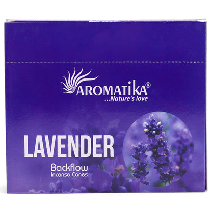 Pack of 10 Masala Backflow Incense - Lavender