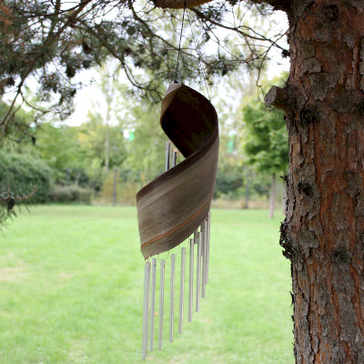 Coconut Leaf Wind Chimes - Natural Finish