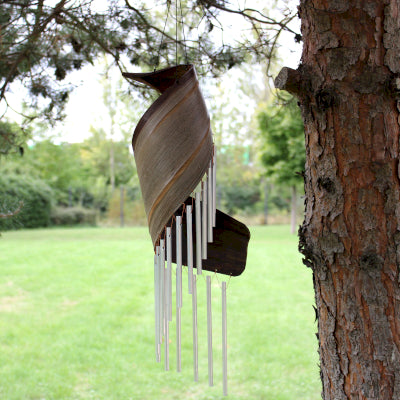 Coconut Leaf Wind Chimes - Natural Finish