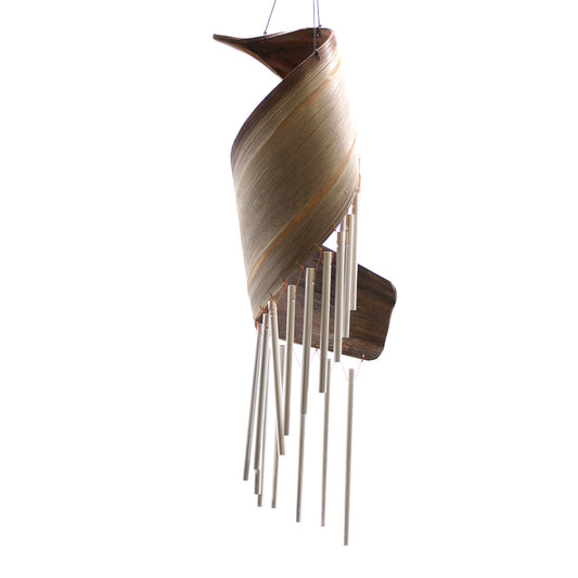 Coconut Leaf Wind Chimes - Natural Finish